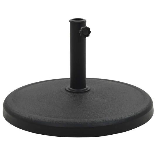 Parasol Base | Black | Polyresin | Medium | Tough | Parasol Base | Round