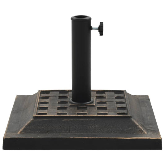 Parasol Base | Bronze | Polyresin | 12 kg | Decorative Inlays