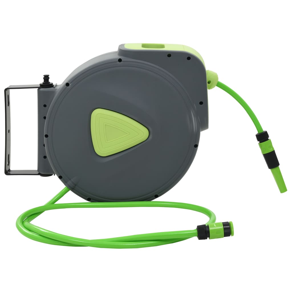 Automatic Retractable Water Hose Reel Wall Mounted 30+2 m