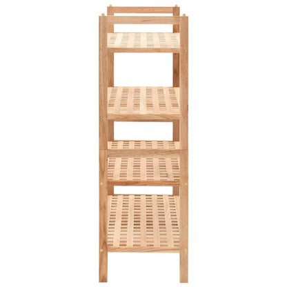 Shoe Rack Brown Solid walnut wood Medium Shoe Rack Rectangular