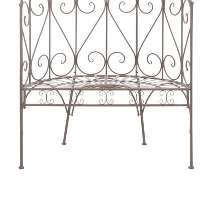 Garden Bench | Antique Brown | Wrought iron | 95 cm | Tough