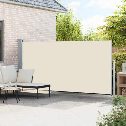Retractable Side Awning 160 x 500 cm Cream