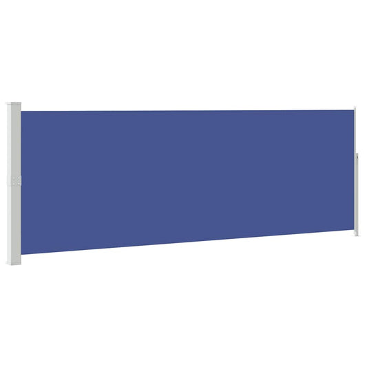 Retractable Side Awning 160 x 500 cm Blue