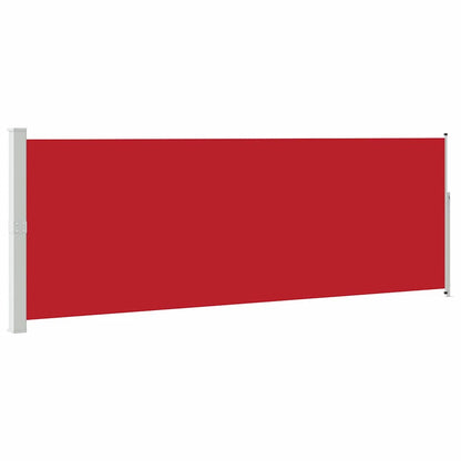 Side Awning | Red | Polyester with PU coating, Steel | 500 x 160 cm
