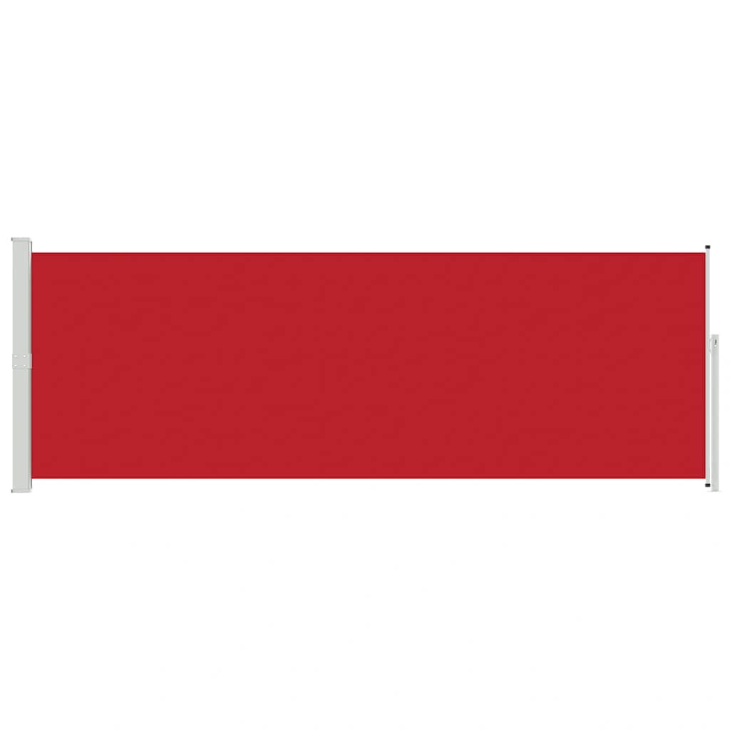 Side Awning | Red | Polyester with PU coating, Steel | 500 x 160 cm