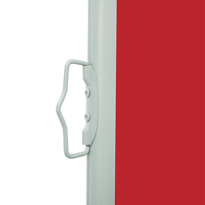 Side Awning | Red | Polyester with PU coating, Steel | 500 x 160 cm