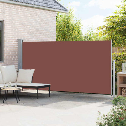 Retractable Side Awning 160 x 500 cm Brown