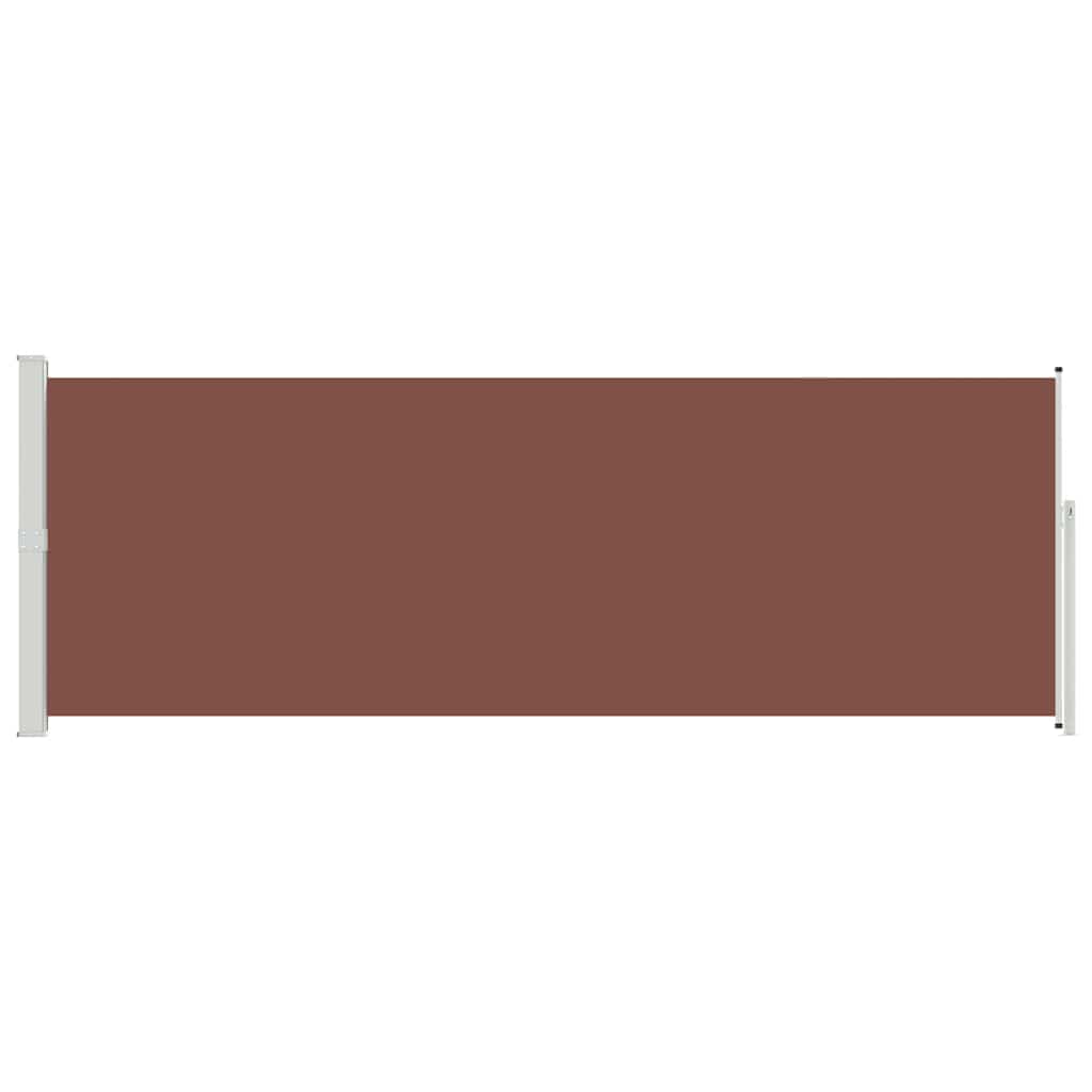 Retractable Side Awning 160 x 500 cm Brown