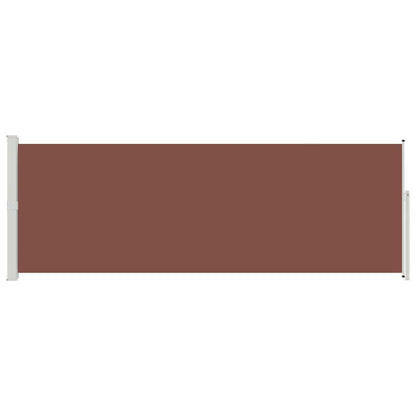 Retractable Side Awning 160 x 500 cm Brown