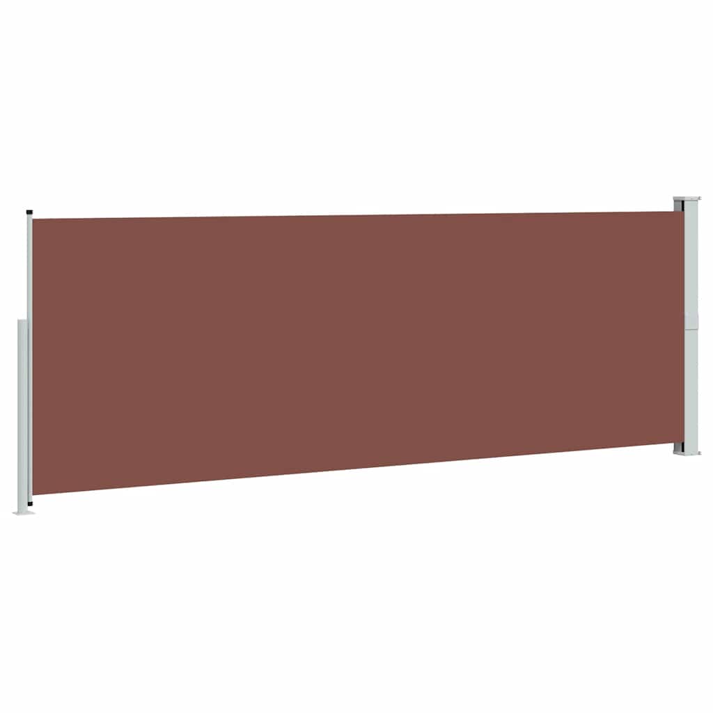 Retractable Side Awning 160 x 500 cm Brown