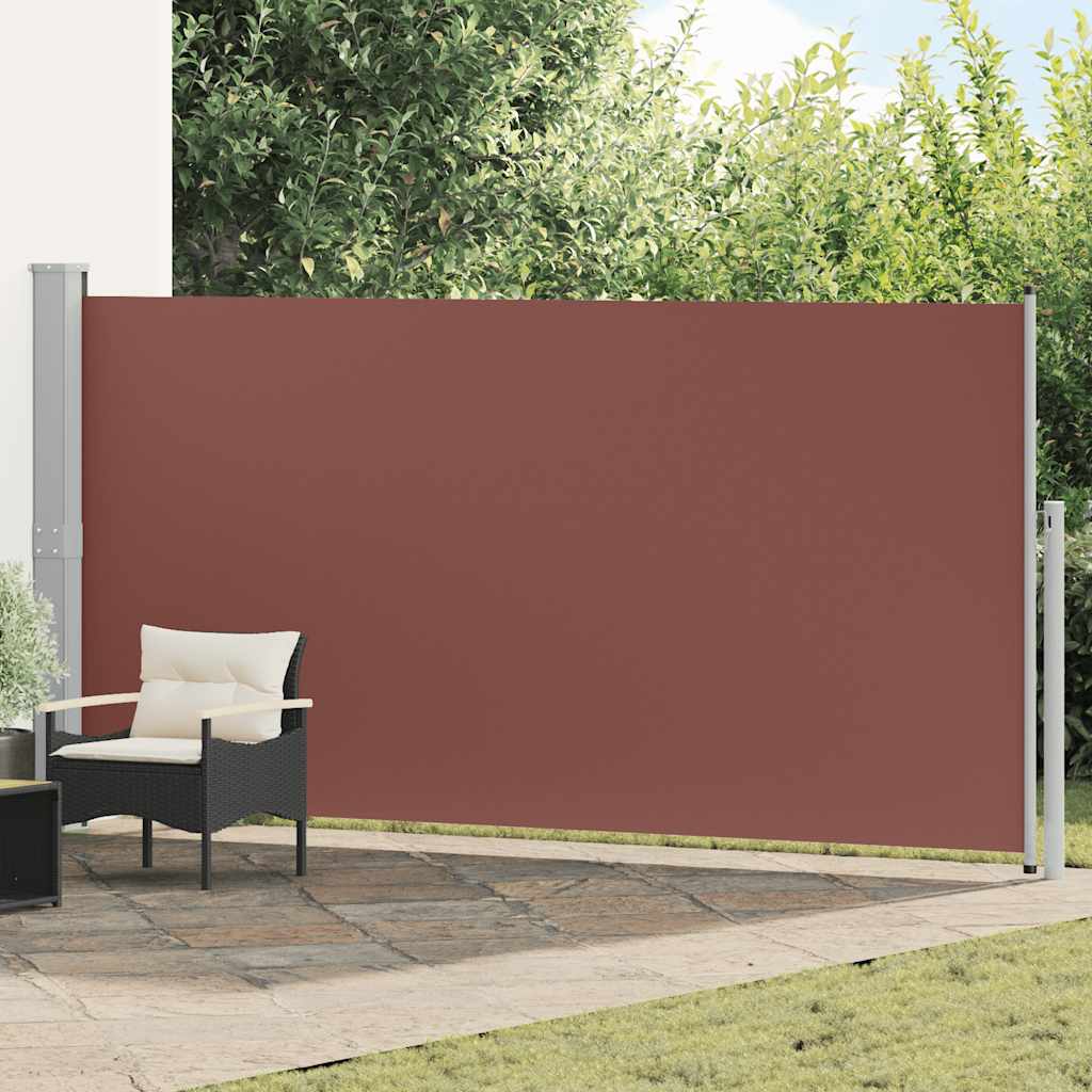 Retractable Side Awning 160 x 500 cm Brown