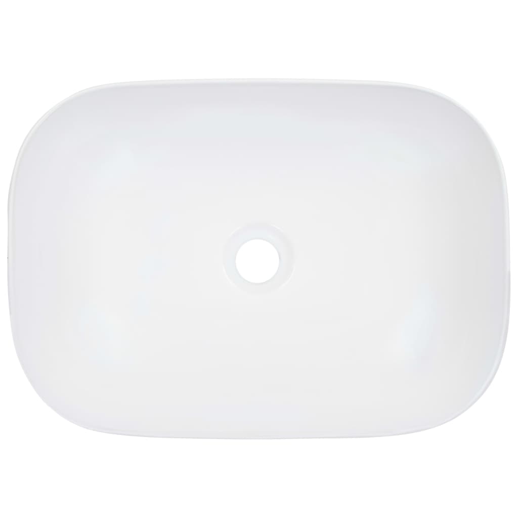 Wash Basin 45.5x32x13 cm Ceramic White