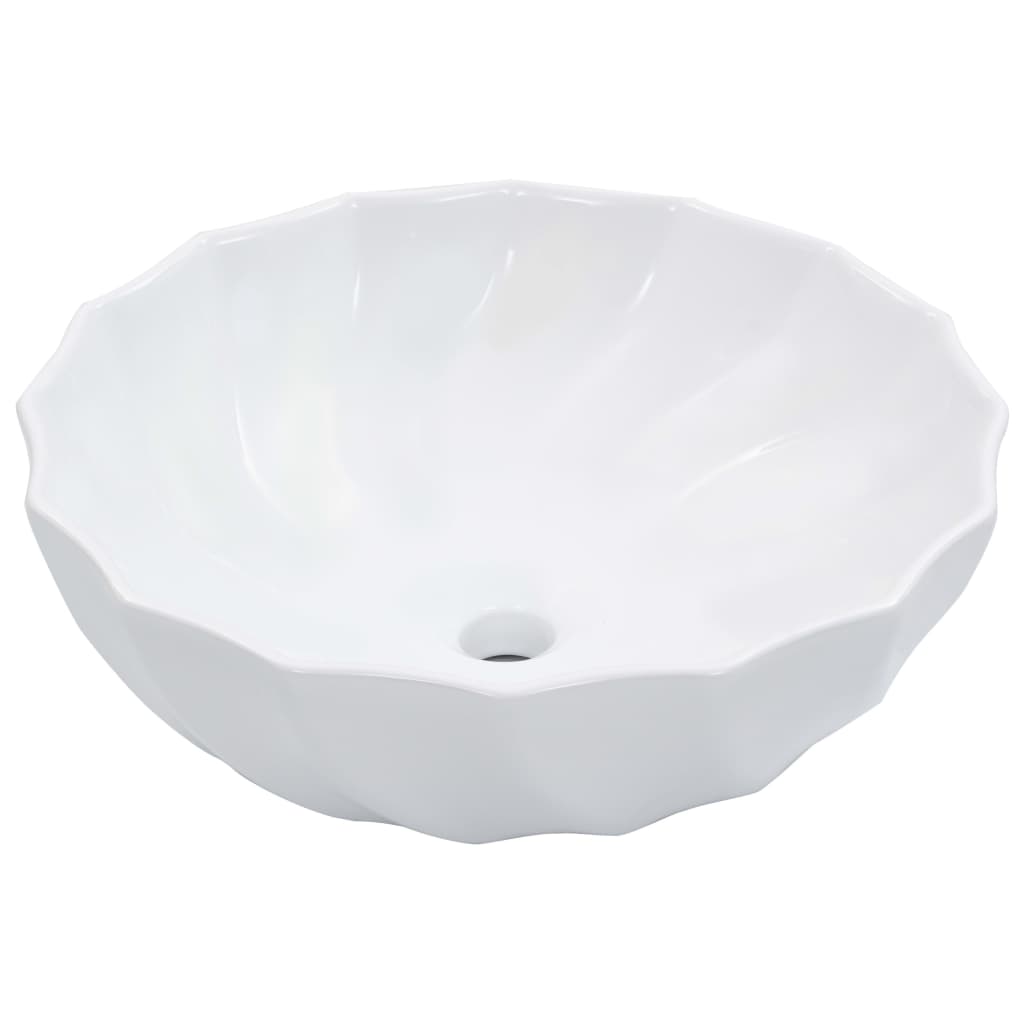 Wash Basin 46x17 cm Ceramic White