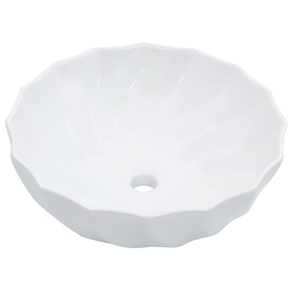 Wash Basin 46x17 cm Ceramic White