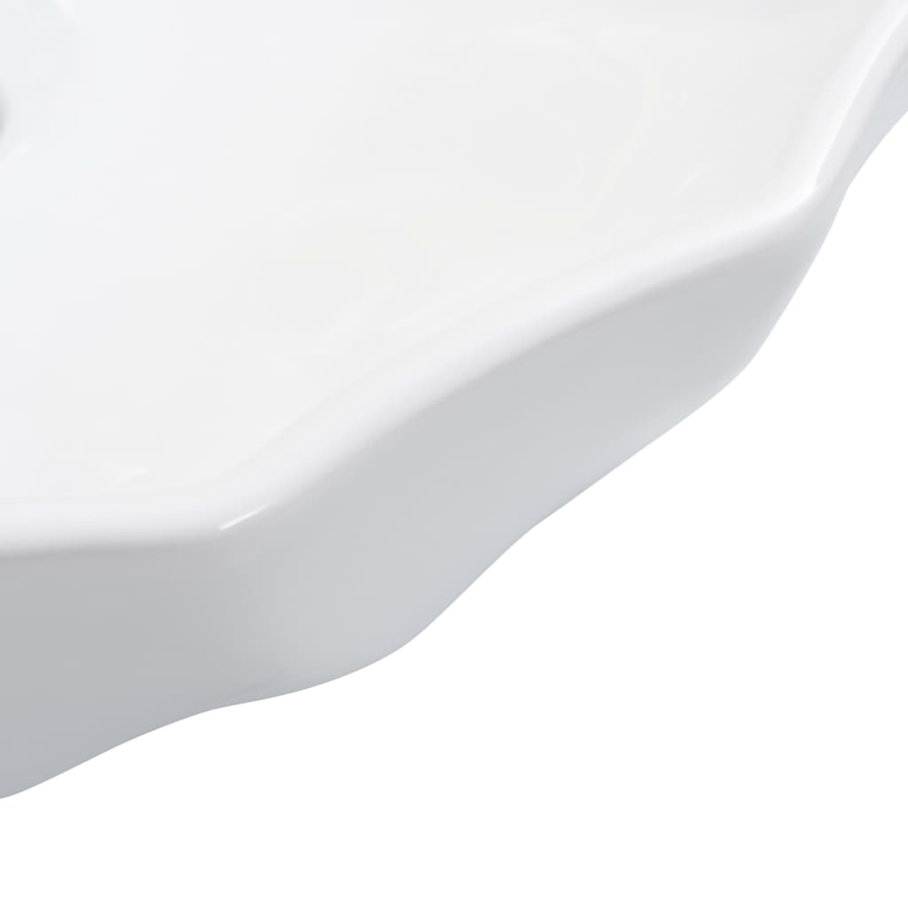 Wash Basin 46x17 cm Ceramic White