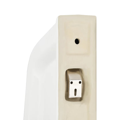 Wall-mounted Urinal Privacy Screen Ceramic White