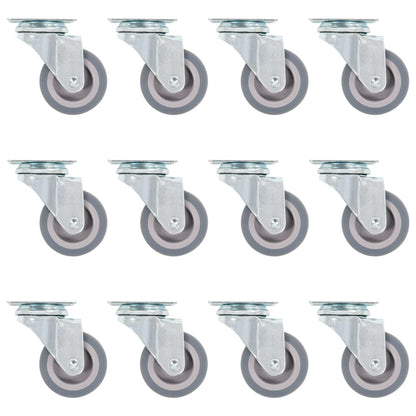 Swivel Casters 12 pcs 50 mm
