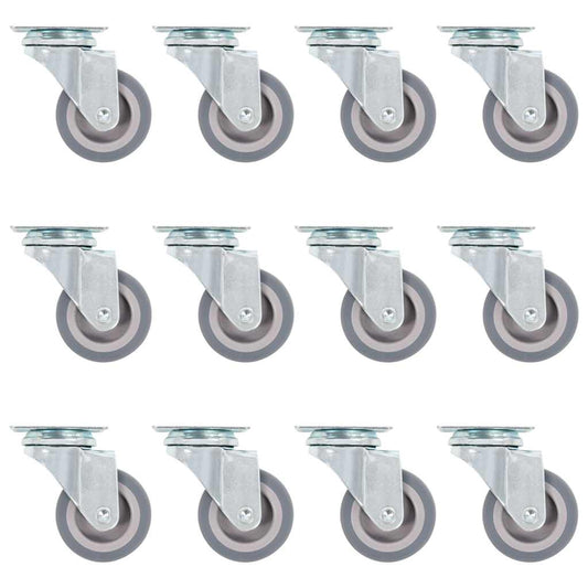 Swivel Casters 12 pcs 50 mm