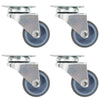 Twin-wheel Swivel Casters 4 pcs 50 mm