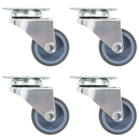 Twin-wheel Swivel Casters 4 pcs 50 mm