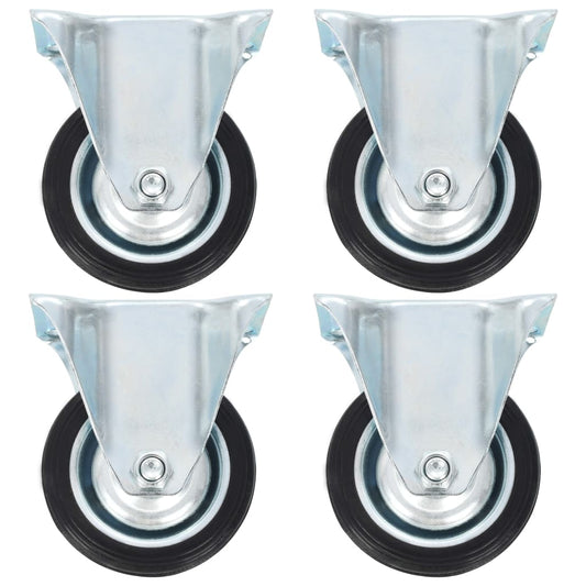 Fixed Casters 4 pcs 75 mm