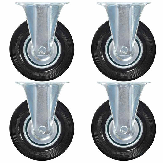 Fixed Casters 4 pcs 125 mm