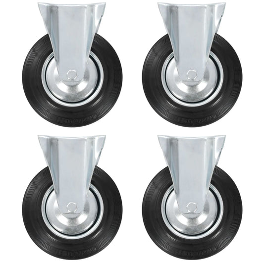 Fixed Casters 4 pcs  200 mm