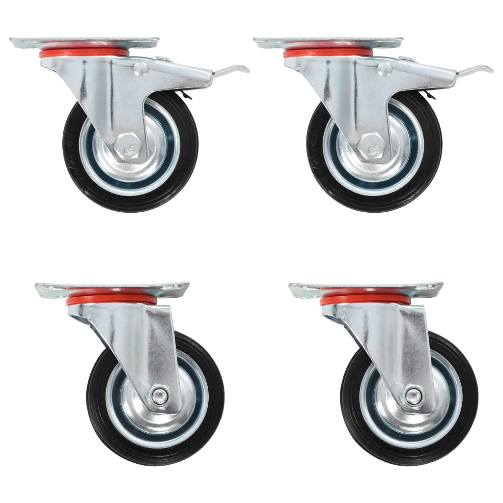 Swivel Casters 4 pcs 75 mm