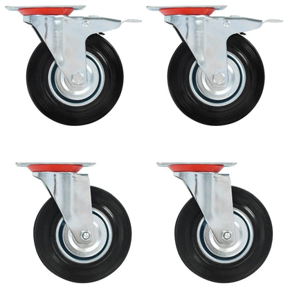 Swivel Casters 4 pcs 125 mm