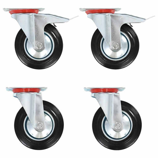 Swivel Casters 4 pcs 160 mm