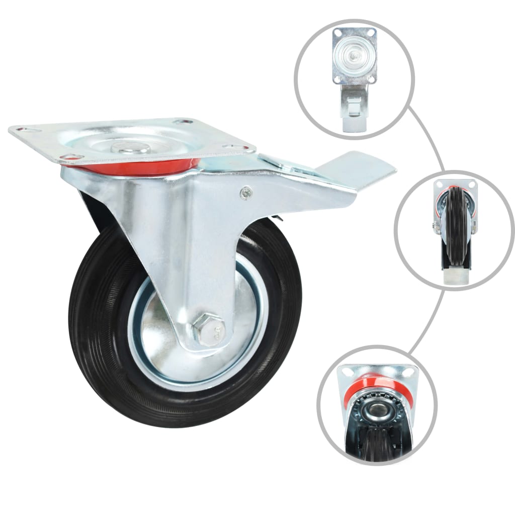Swivel Casters 4 pcs 160 mm
