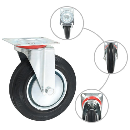 Swivel Casters 4 pcs 200 mm