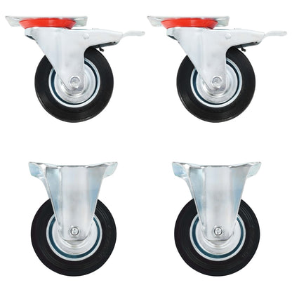 Casters 4 pcs 100 mm
