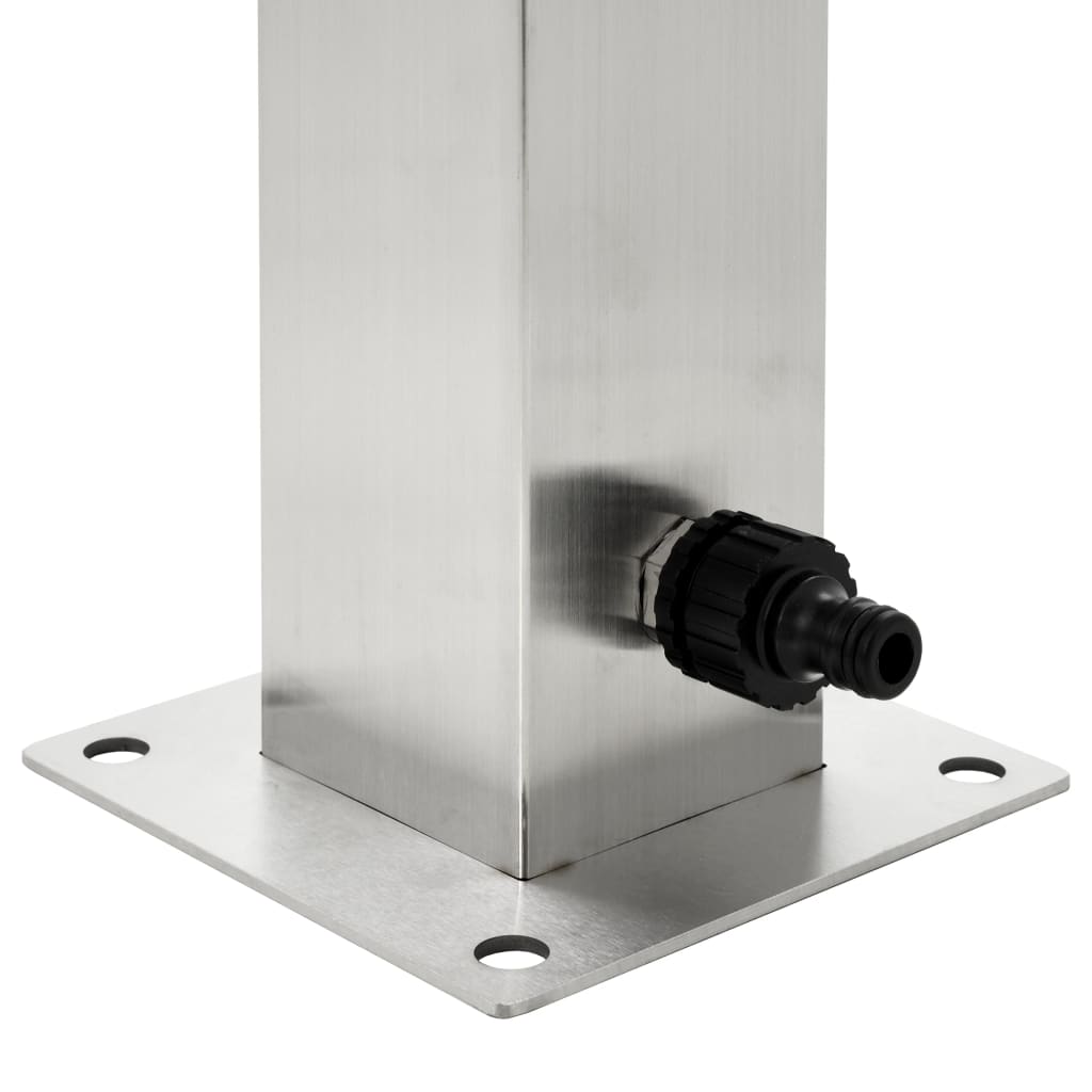 Water Column | Silver | Stainless Steel 304 | Garden Water Column