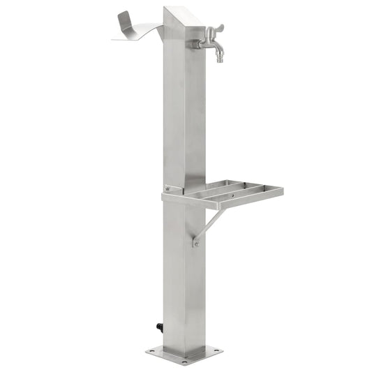 Water Column | Silver | Stainless steel 304 | 95 cm tall | Durable