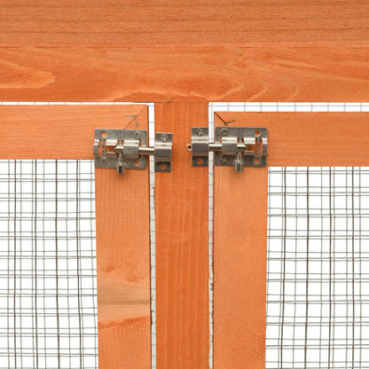 Bird Cage Brown and Green Pinewood, Polyester Large Bird Cage