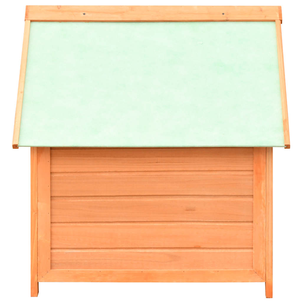 Dog House Solid Pine & Fir Wood 72x85x82 cm