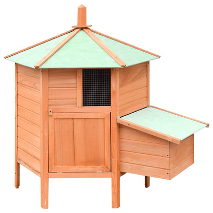 Chicken Cage Solid Pine & Fir Wood 49.6"x46.1"x49.2