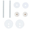 WC Toilet Seat with Lid MDF Muschel Design