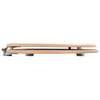 WC Toilet Seat with Lid MDF Bamboo Design