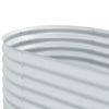 Garden Raised Bed 240x80x81 cm Galvanised Steel Silver
