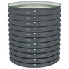 Garden Raised Bed 80x80x81 cm Galvanised Steel Grey
