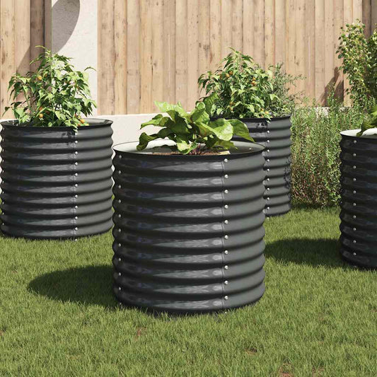 Garden Raised Bed | Grey | Galvanised Steel | Large | Durable