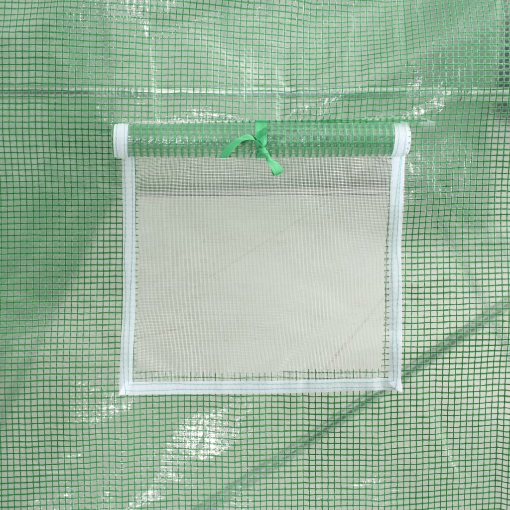 Greenhouse | Green | PE (polyethylene) mesh fabric, Galvanised steel