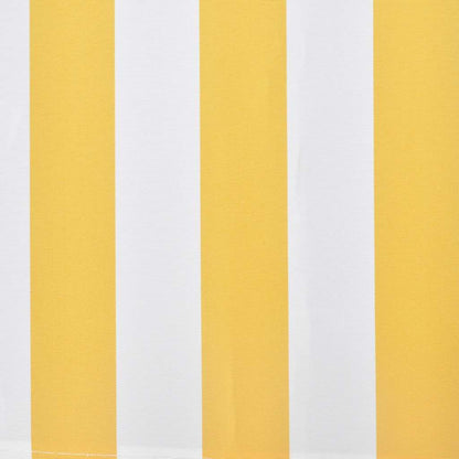 Folding Awning Manual Operated 300 cm Yellow/White