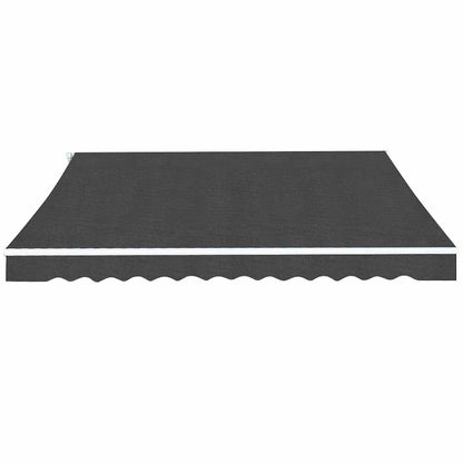 Folding Awning Manual Operated 350 cm Anthracite