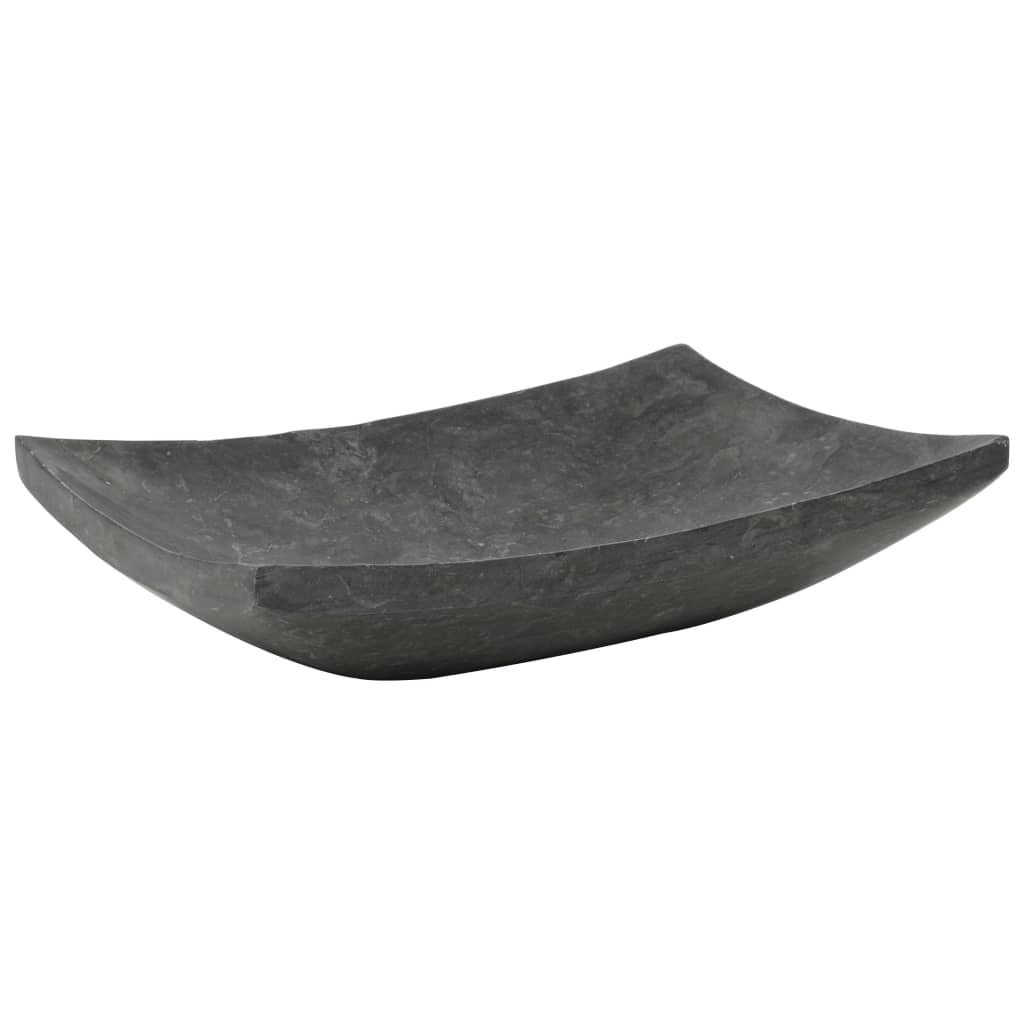 Sink 50x35x12 cm Marble Black