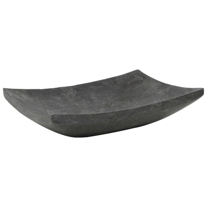 Sink 50x35x12 cm Marble Black