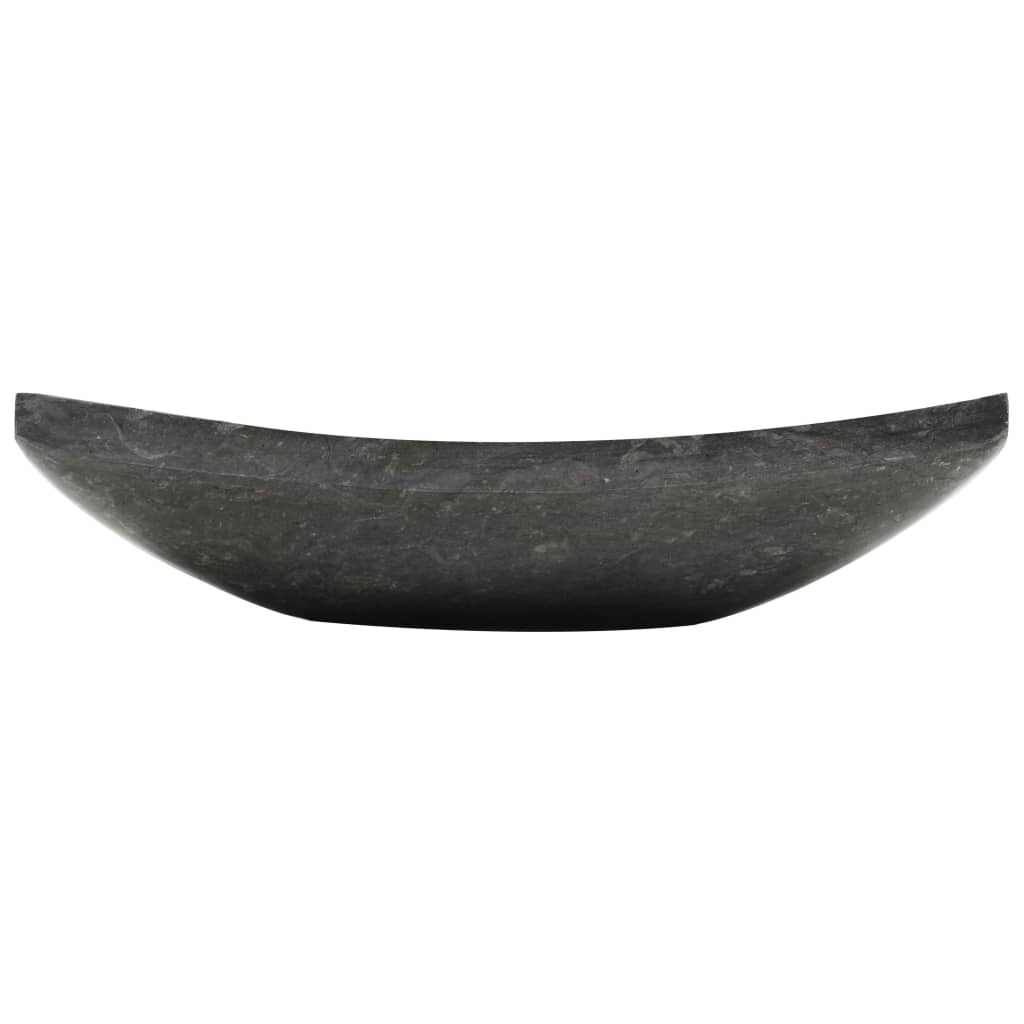 Sink 50x35x12 cm Marble Black