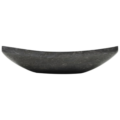 Sink 50x35x12 cm Marble Black